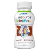 RESOURCE MINIMAX neste, lasten täydennysravintovalmiste  2x200ml kaakao