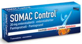 Somac Control 20 mg enterotabletti 7 läpipainopakkaus