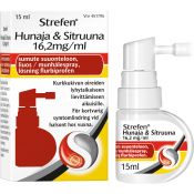 STREFEN HUNAJA & SITRUUNA16,2 MG/ML15 ml sumute suuonteloon, liuos