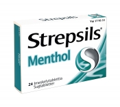 Strepsils Menthol imeskelytabletti 24 läpipainopakkaus