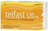 Telfast 120 mg tabletti, kalvopäällysteinen 10 läpipainopakkaus