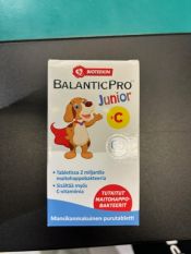Löytö! Parasta ennen 27.06.25 BIOTEEKIN BALANTICPRO JUNIOR 60 purutabl