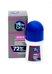 Triple Dry 72H Aktiivihiili Women Antiperspirant 50ml roll-on