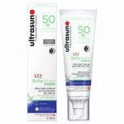 Ultrasun Baby Mineral SPF50, hypersensitive aurinkosuojavoide alle 3-vuotiaille 100 ml 