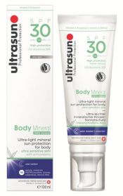 ULTRASUN Body Mineral SPF30 100 ml hypersensitive aurinkosuojavoide vartalolle