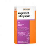 Vagimoist Ratiopharm emätinpuikko 10 kpl