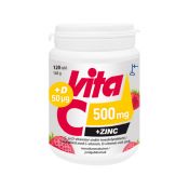 Vita-C 500 mg + sinkki + D-vitamiini 50 mikrog 120 tabl