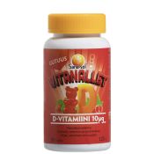 Sana-sol Vitanallet D-vitamiini mansikka-vadelma 60 kpl