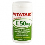 Vitatabs E 50 mg 60 kaps.