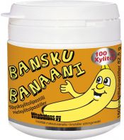 Bansku Banaani Täysksylitolipastilli 150 kpl
