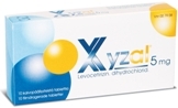 Xyzal 5 mg tabletti, kalvopäällysteinen 28 läpipainopakkaus